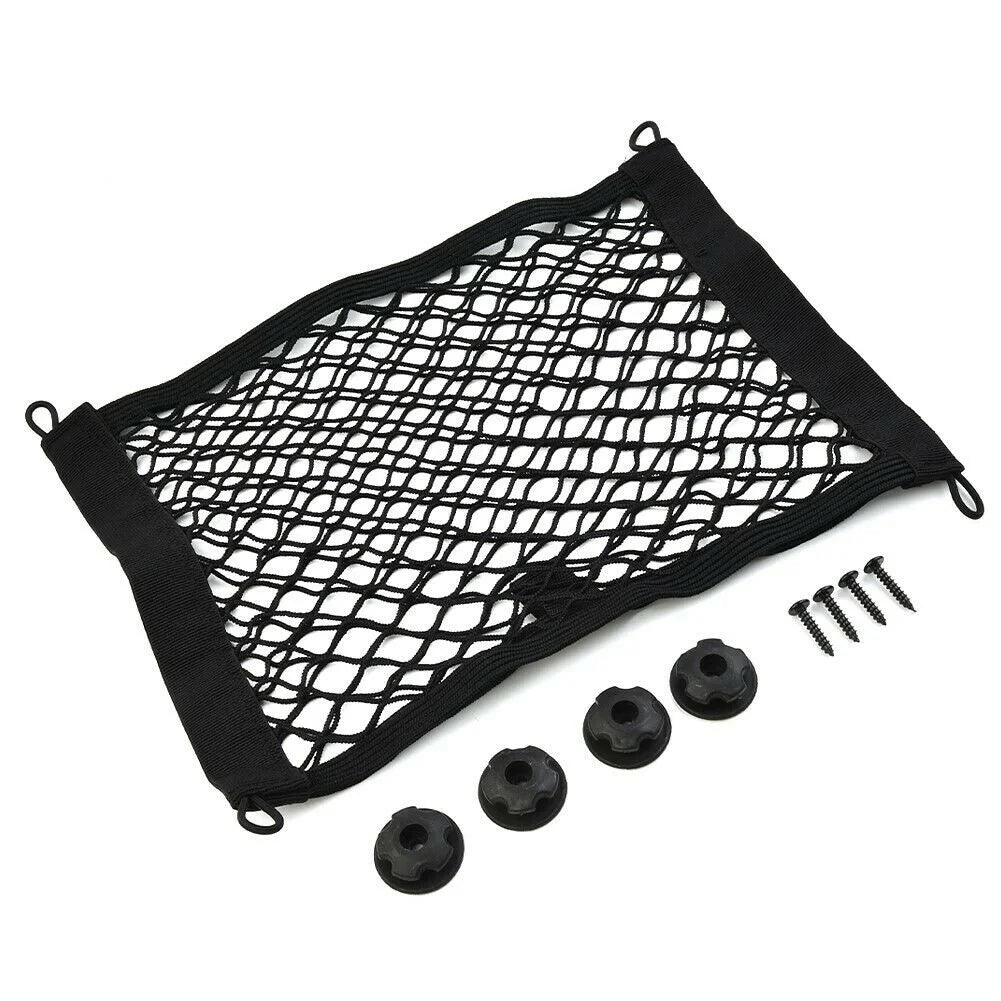 25x50cm Car Back Rear Trunk Storage Net Seat Elastic String Net Extra Large Elastic Storage Net For Cargo Van Motorhome Mobile