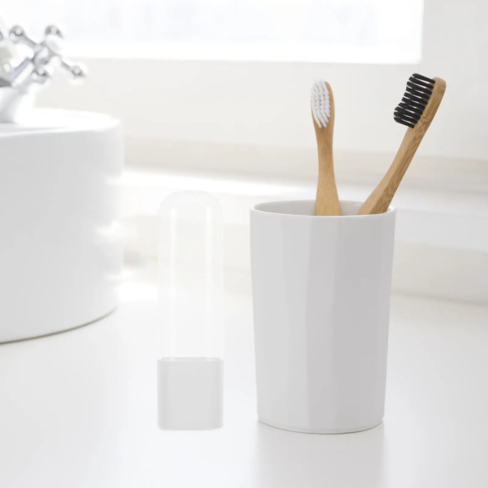 Small Portable Flosser Tip Box Travel Storage Case Electric Flosser Tip Holder Compact Organizer Protective Small Case
