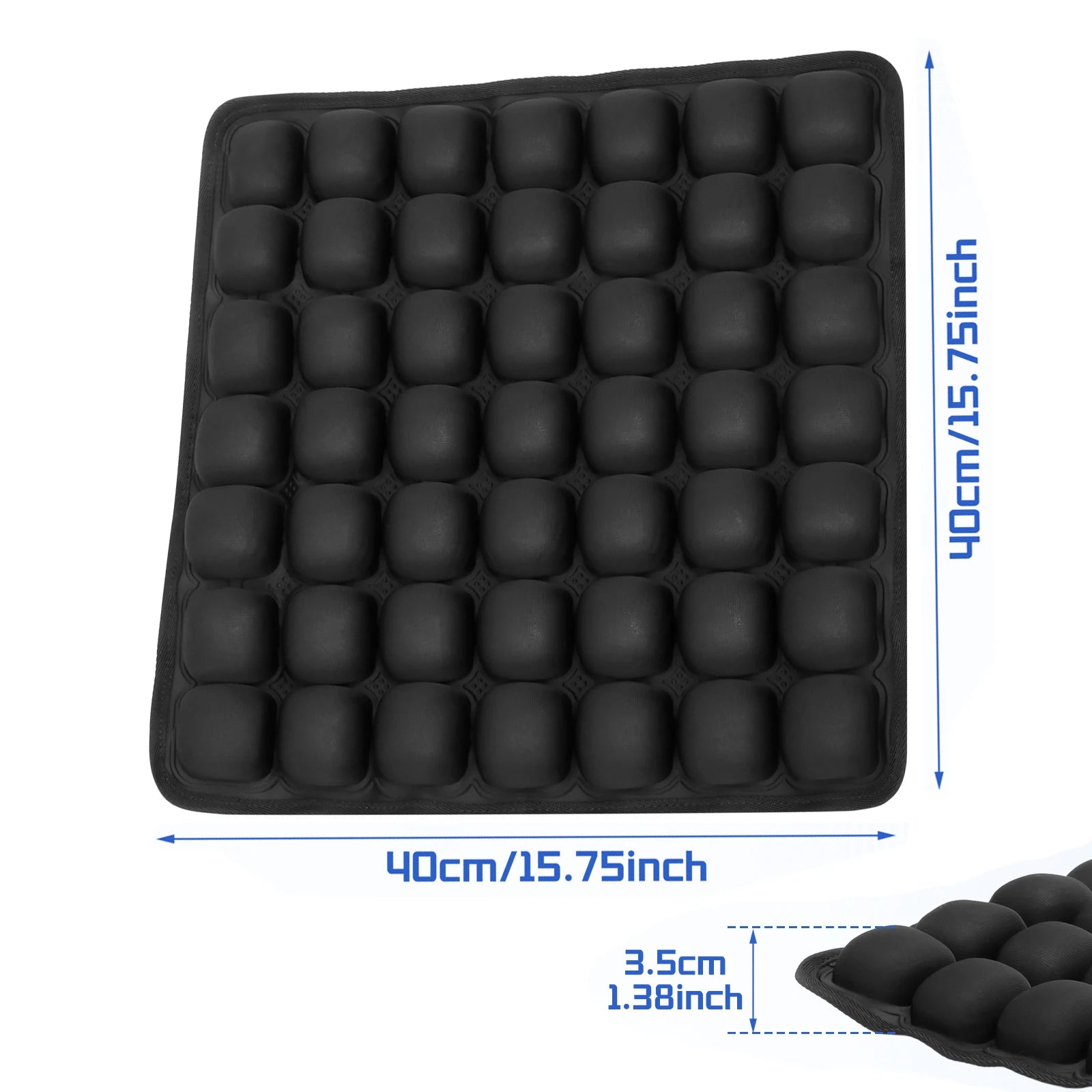 Air Bags Travel Cushion High Rebound Pressur 3D Air Cell Seat Cushion Lightweight Breathable for Car Office Chair Home