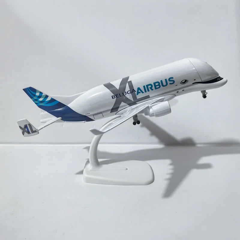 JASON TUTU 20CM Diecast Metal Planes BELUGA AIR BUS Plane Airplane Model Aircraft Model Collect Gifts