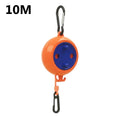 10M Retractable Camping Clothesline Portable Hanging Rope with Buckle for Outdoor Travel Picnic and Quick Drying Laundry