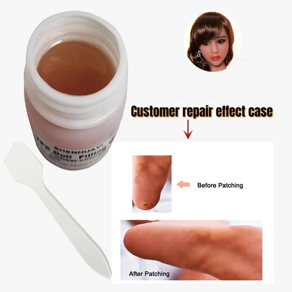 TPE Doll Filling Glue Wheat TPE Material Hole Filling