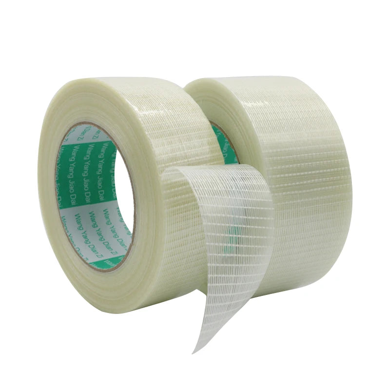 1 piece mesh/stripe fiber tape 10mm-60mm wide 50m long lithium battery mold home appliances bundling and fixing