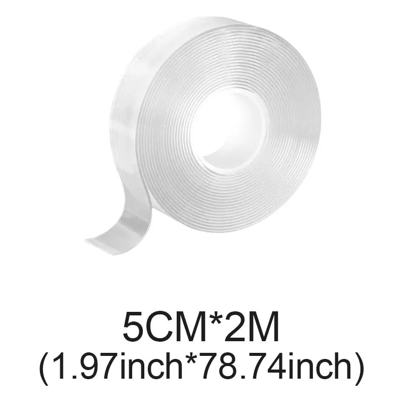 Adhesives Sealers Tape Super Strong Double-Sided Tape Reusable Traceless Waterproof , Adhesive Nano Sticker,Sink Tap Gel Sticker