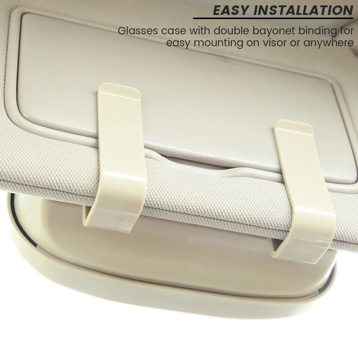 Universal Car Visor Glasses Box Multifunctional Magnetic Reusable Car Sunglass Holder Glasses Holder Car Accessories