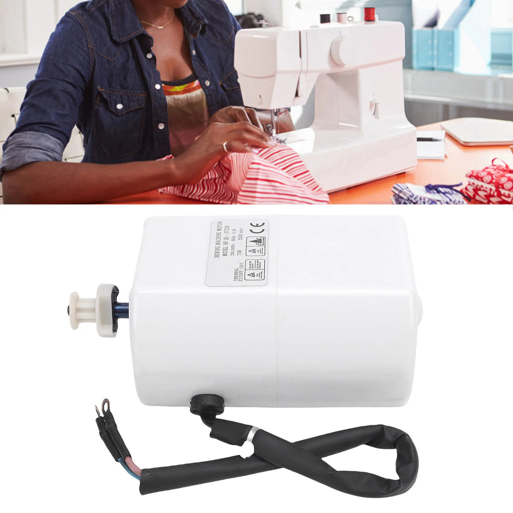 Sewing Machine Motor 70W Multifunctional 5500RPM Powerful Electric Sewing Machine Motor for Home Electric Sewing Machine Motor