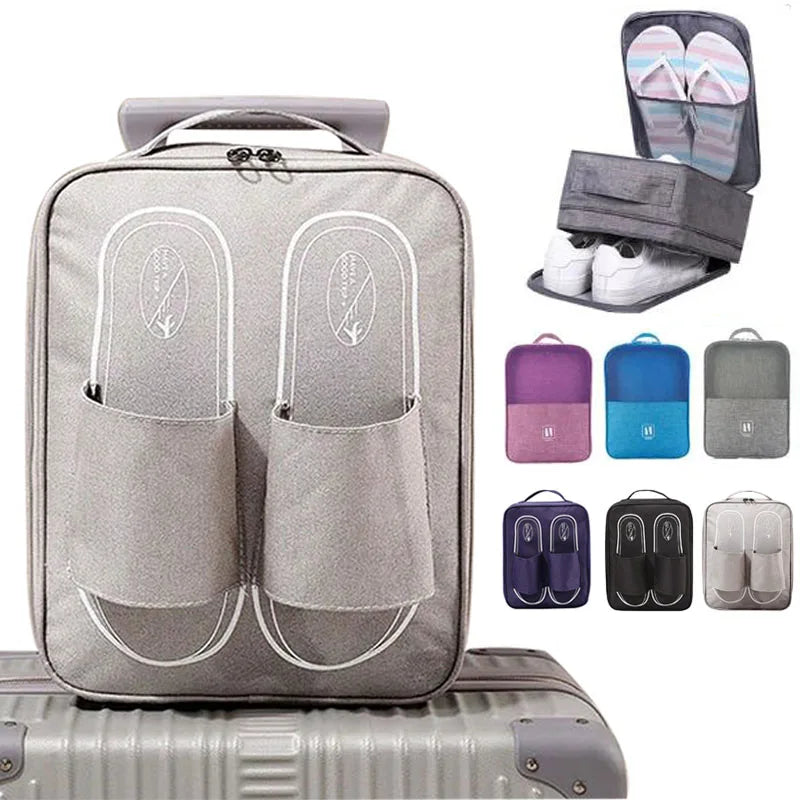 Portable Travel Shoe Bag Slippers Sorting Bag Wardrobe Organizers Multifunction Travel Accessories Shoe Organizer Storage Bag