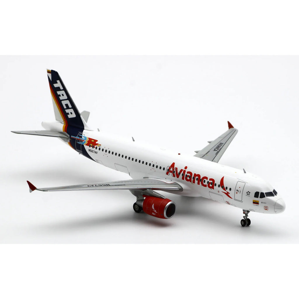 LH2431 Alloy Collectible Plane Gift JC Wings 1:200 Avianca TACA Retro Livery Airbus A320 Diecast Aircraft JET Model N567AV