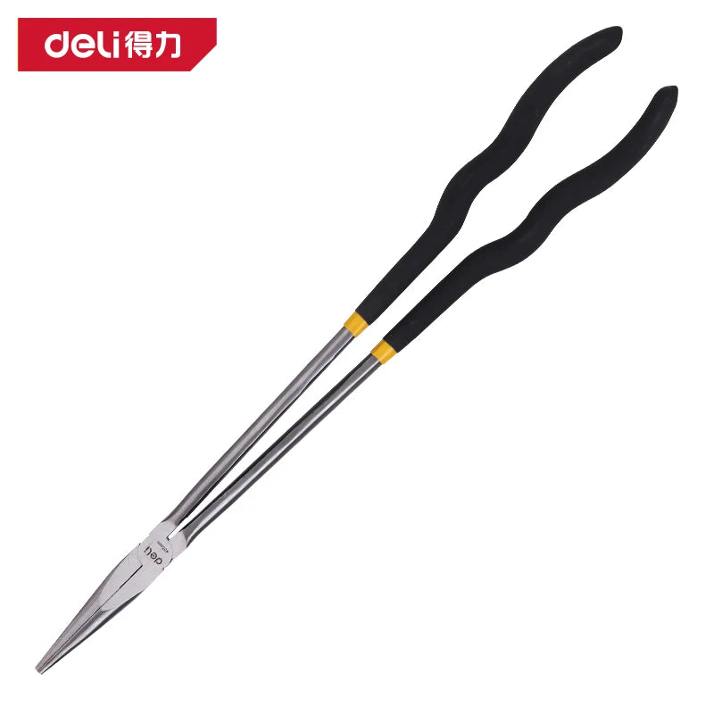 Deli 1 Pcs Mini Pliers Making Pliers Precision Wire Cutters, Needle, Round & Bent Nose for Making, Chain Nose, Craft, Earring