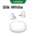 Open Ear Wireless Headphones Bluetooth Earphones ANC Dual-feedback Active Noise Cancellation, 32 Hours Playtime Clip Earbuds