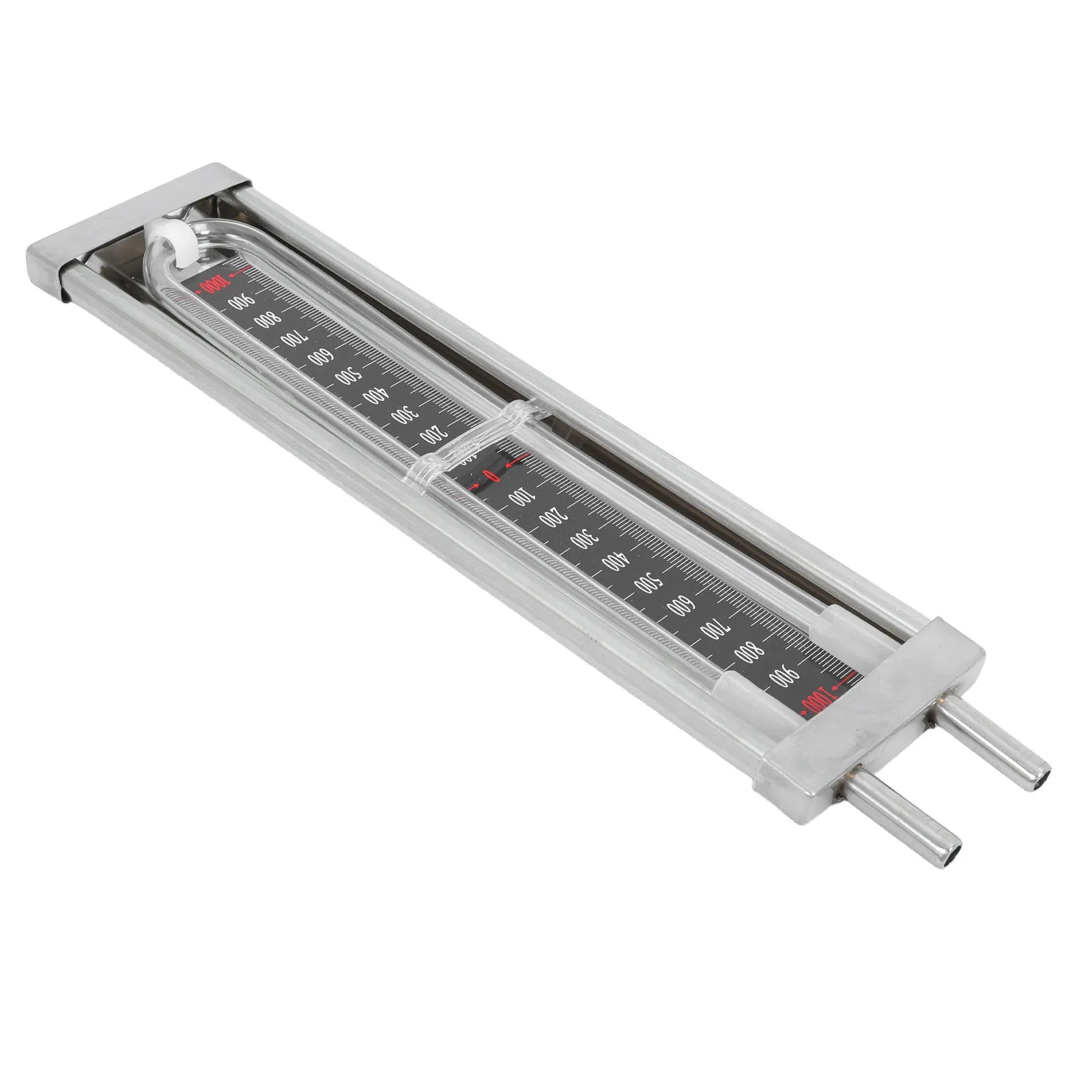 Water Column Gauge Tool U Tube Pressure Manometer 2000Pa for Gas Station Industrial Residential Vacuum Pressure Measurement