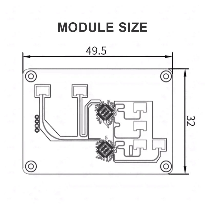 24G 2T4R LD2460 Smart Home Human Presence Distance Tracking Sensor Motion Module HLK-LD2460