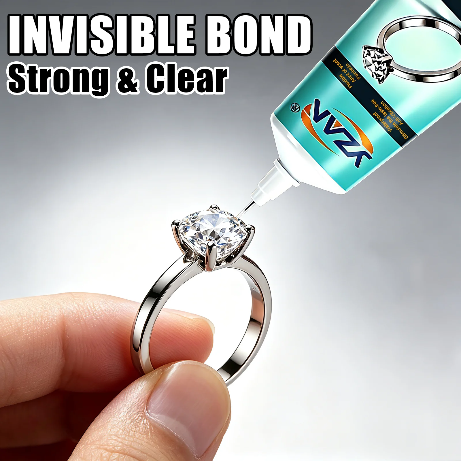 B7000 Jewelry Glue Clear Strong Waterproof Adhesive for Jewelry Making Bead Craft Earring Necklace Rhinestone Gem Repair