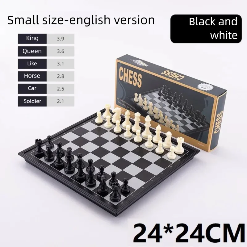 24CM Foldable Magnetic Chess Game Board Ideal Tabletop for Family Gathering QLYX02