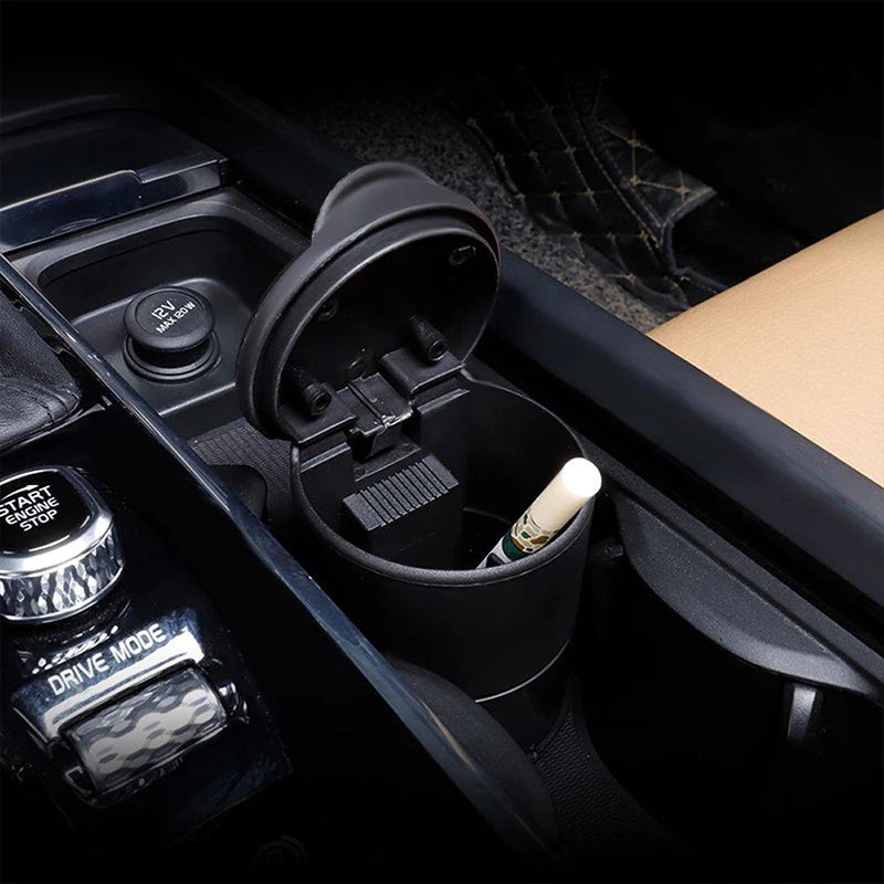 Portable Car LED Ashtray Universal Auto Ashtray Cigarette Ash Holders Cup Car Interior Decor Auto Accessories Interior 7x7x11cm
