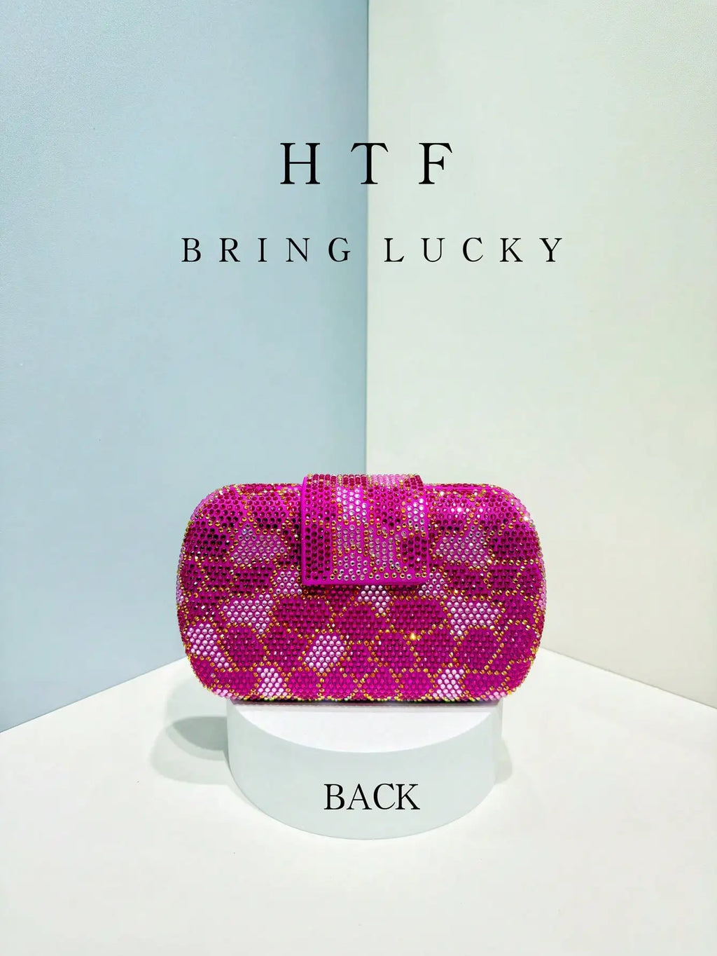 Evening Clutch Bag Fashion Glitter Fashion Clutch Bags Diamonds Metal Handle Evening Bags Ruched Box Handbags