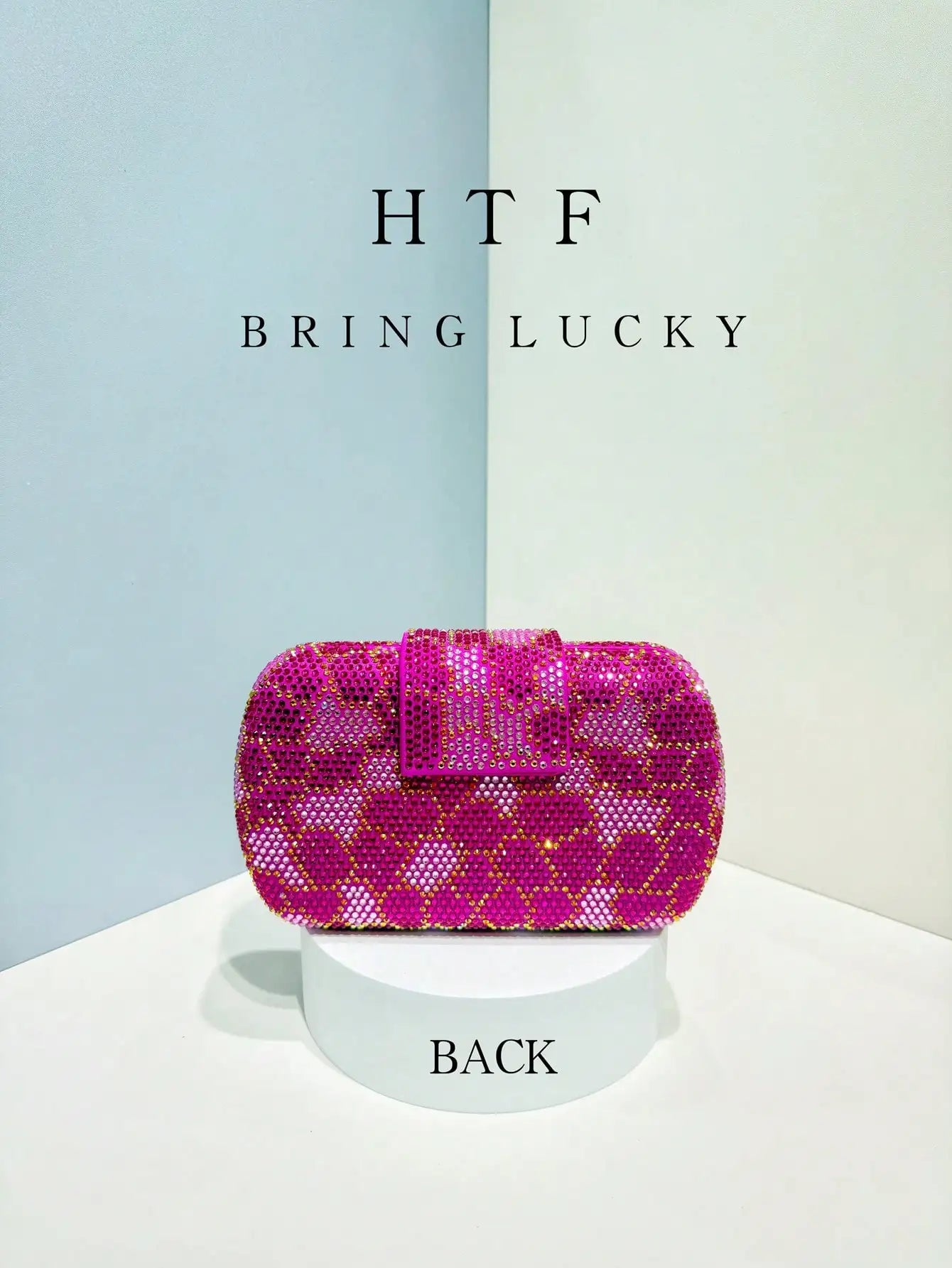 Evening Clutch Bag Fashion Glitter Fashion Clutch Bags Diamonds Metal Handle Evening Bags Ruched Box Handbags