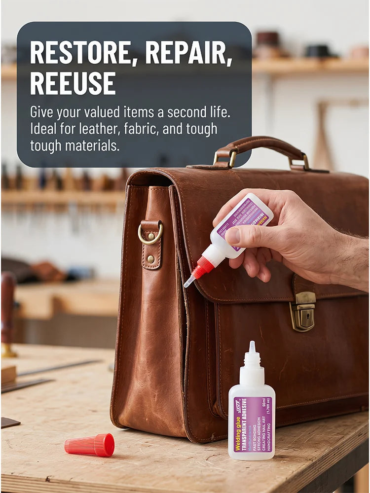 50g Oil-Based Multi-Purpose Welding Adhesive, Quick-Drying Waterproof Glue for DIY and Home Repairs