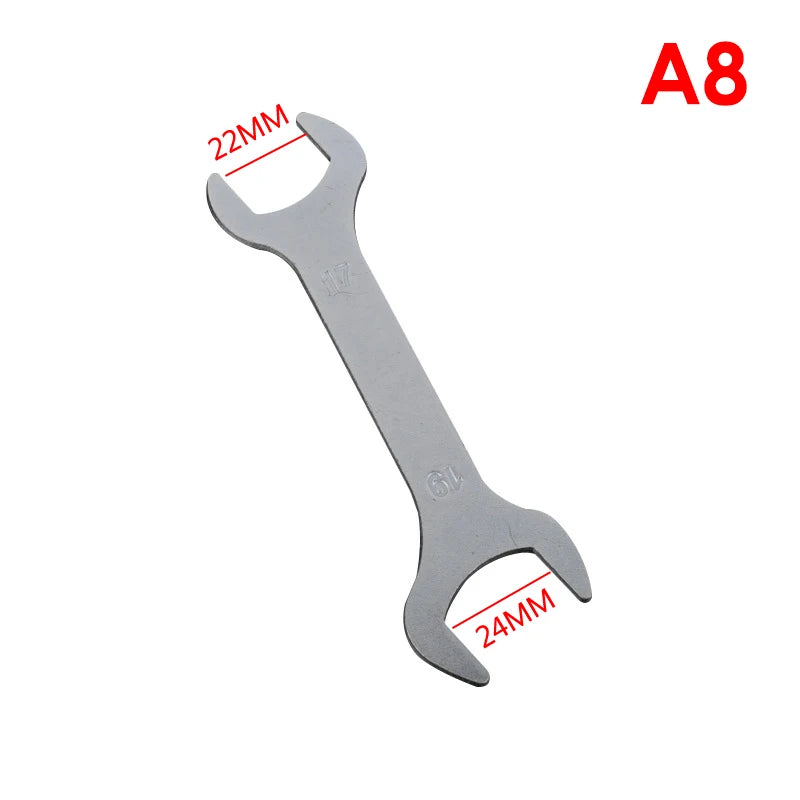 8~24mm Thin Wrench Double Head Open End Dual Use-End Small Wrench for Car Motorcycle Bike Repair Tools Maintenance Hardware Hand