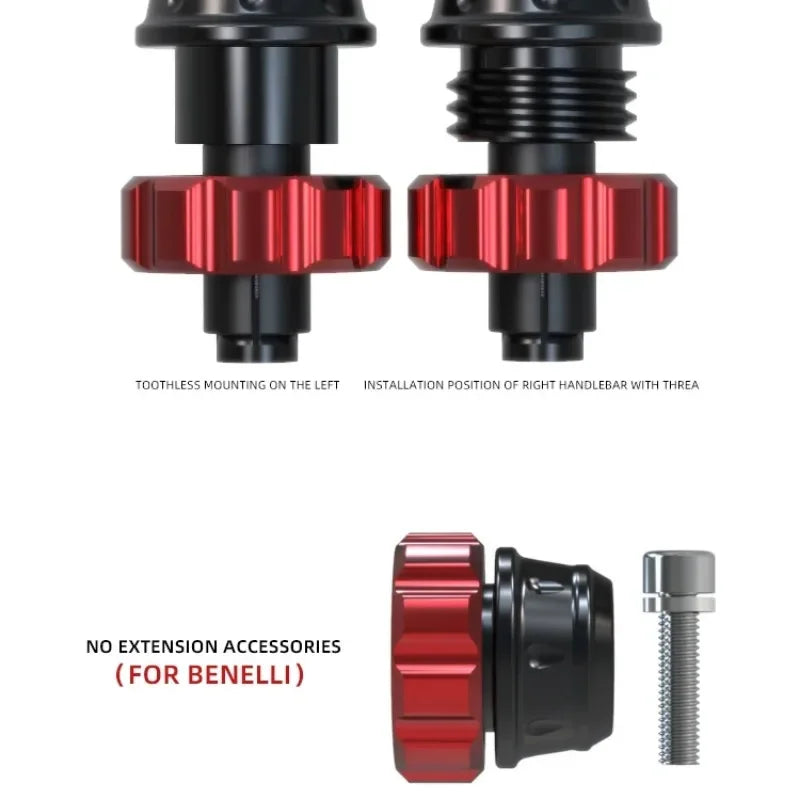 Motorcycle Universal Cruise Control Throttle Clamp Assist End Bar Weight for Benelli BN302 TRK 502X TNT600 BJ500 Leoncino 500