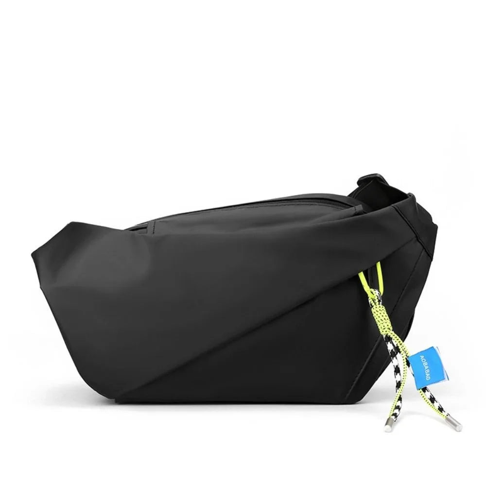 Fashion Nylon Shoulder Chest Bag Waterproof Large Capacity Messenger Bag Travel Bag Running