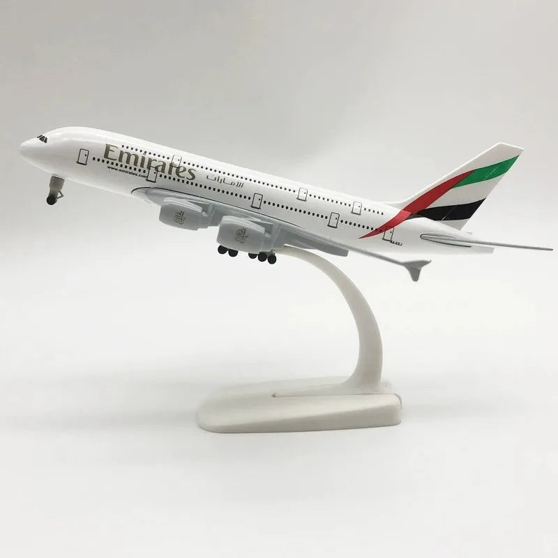1/400 Scale 20CM Alloy Antonov An-225 "Mriya" A380 330 747 777 Airplane Diecast Model Child Toy For Gift Collectible Miniatures