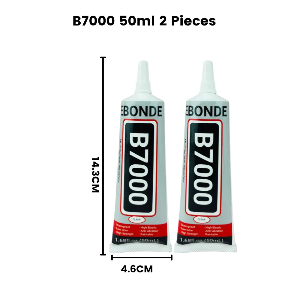 15/50/110mL B7000 Glue T7000 Adhesive Epoxy Resin Repair Cell Phone Touch Screen Liquid Glue Jewelry Craft Adhesive Glue
