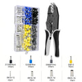 Hs-35wf 10 15 25 35mm 7-2awg Mini Crimp Pliers Multi Hand Tools Large Size Tube Bootlace Terminals Crimping Alicate 9 Inch