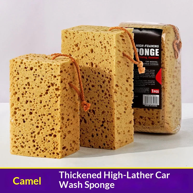 Large Size Thickened Car Wash Sponge, High Foam Honeycomb Seaweed Sponge for Car Cleaning Dirt Removal
