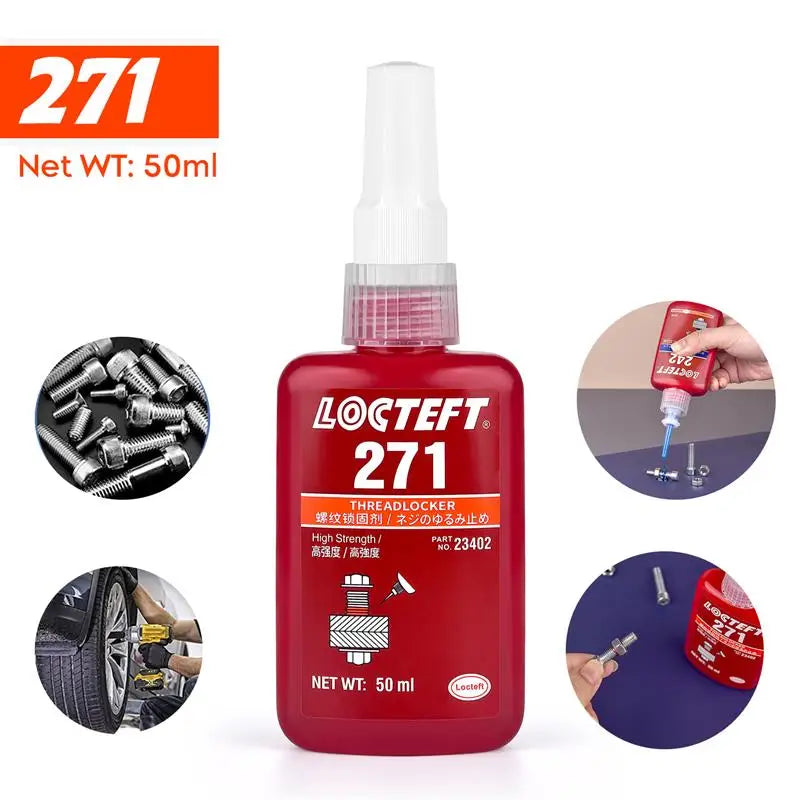 50ml Heat Cold Resistant Screw Adhesive Anaerobic Glue Anti-Loose Anti-Slip Sealing Thread Locking Agent Anti-Slip Caulk Sealers