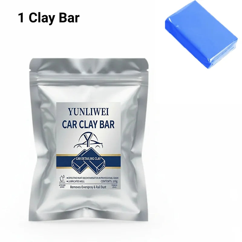 Yunliwei Magic Car Clay Bar for Auto Detailing Professional Paint Cleaning Tool Scratch-Free Soft Pliable Contaminant Remover