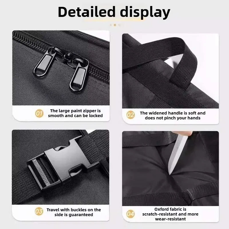 Large Capacity Foldable Hand Luggage Storage Bag Waterproof Moving Packing Bag Folding Oxford Cloth duffel bag traveling Bags