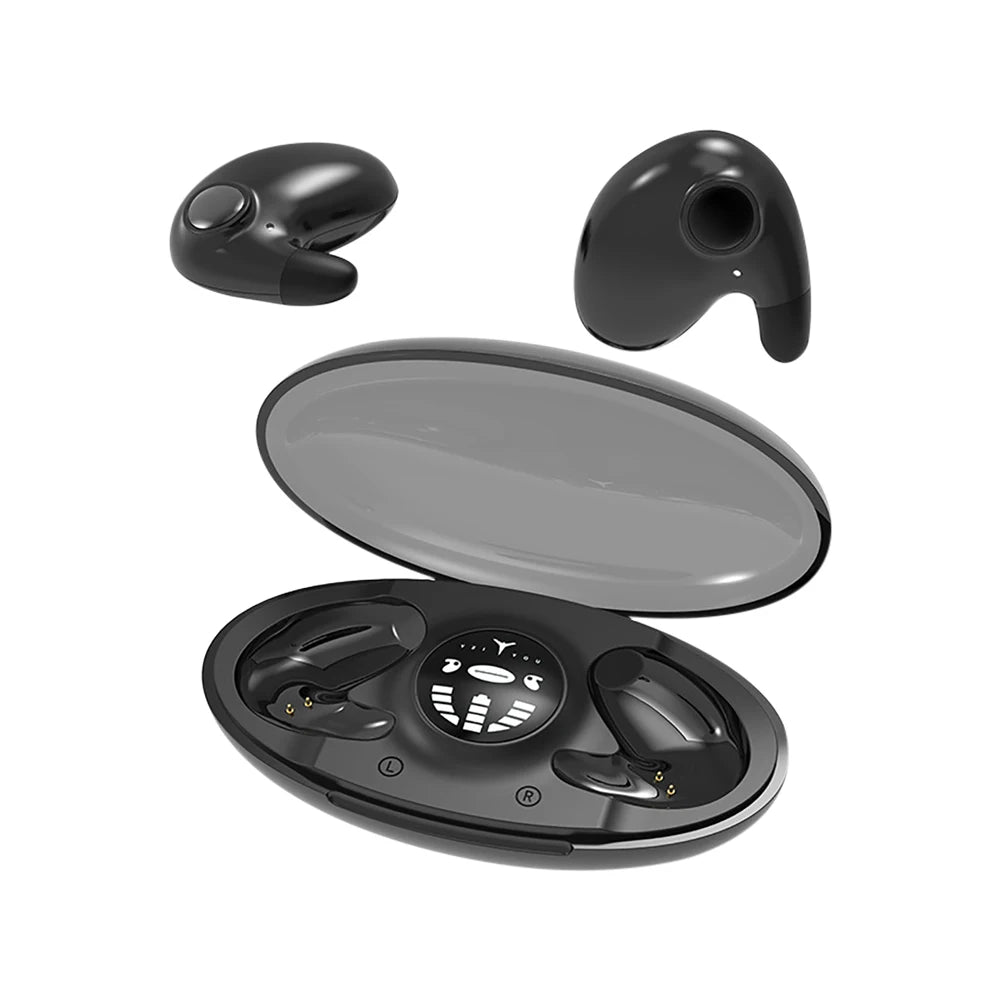 Dual Stereo Sleep Headphones Mini In-Ear Noise Cancelling Headphones Bone Conduction Wireless Bluetooth Headphones