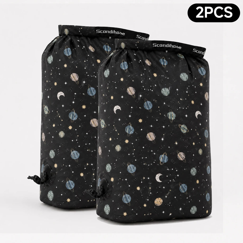 Travel Compression Bag for Clothes Storage Packing Organizer Suitcase Luggage Space Saving Reusable Roll Up Air Valve Pump Free