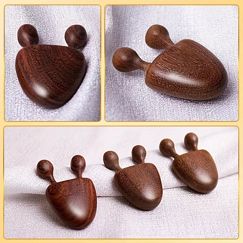 1/2pcs Sandalwood Face Massager Nose & Face Massager - Eye Relief Tool Snail Facial Meridian Massage