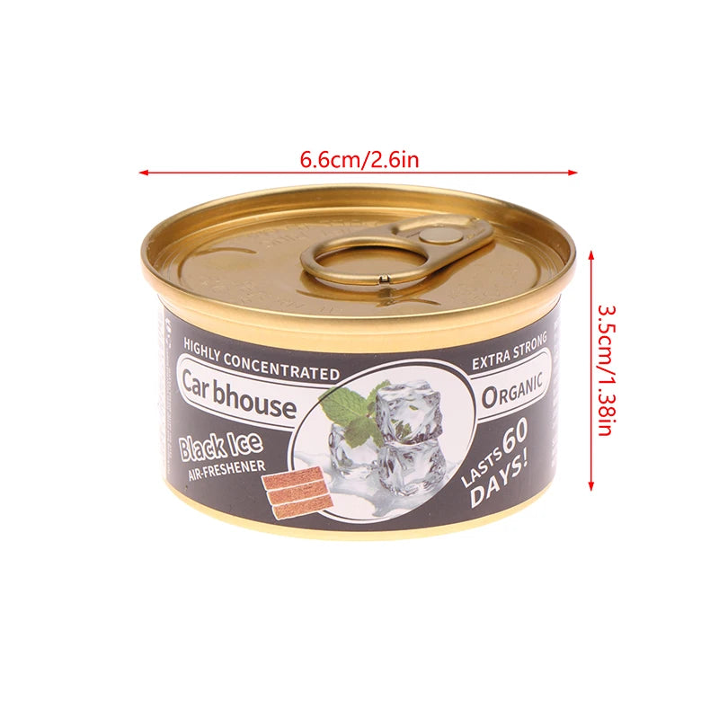 Car Aromatherapy Wooden Blocks Canned Shaped Deodorizing Fiber Air Freshener Auto Aromatherapy Car Interior Deodorant Supplies