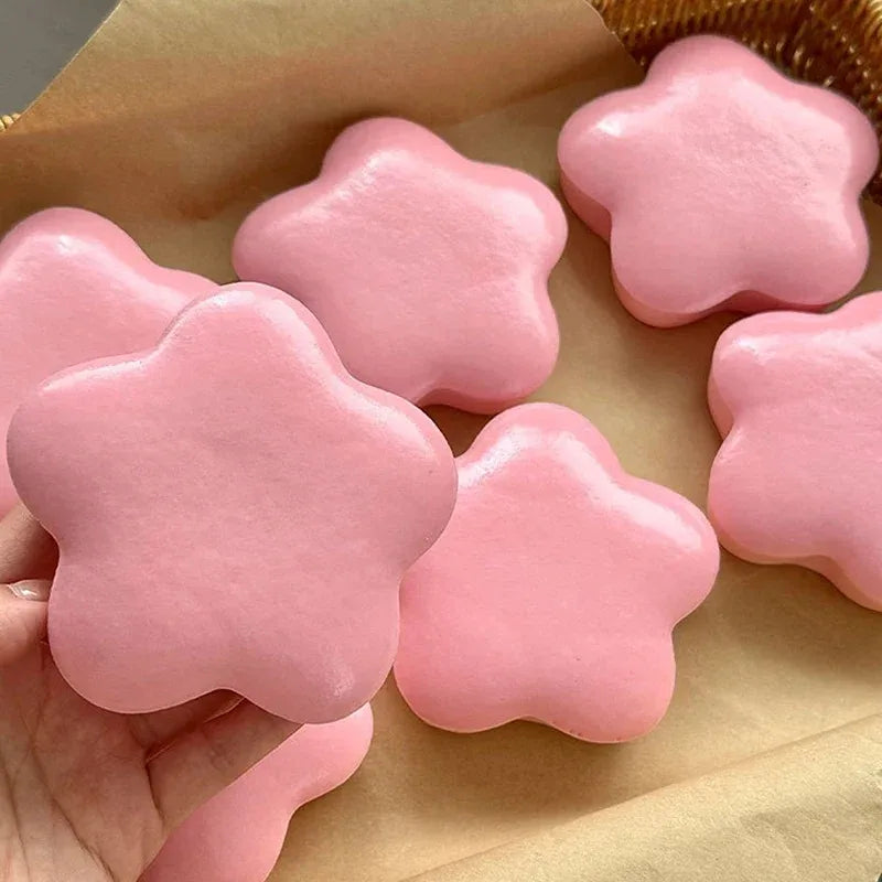 Simulated Squeeze Butter Stress-relieving-toys Squishy Fake Baozi Fun Pinch Uncompressed Fidget Toys Popular Children Favor Gift