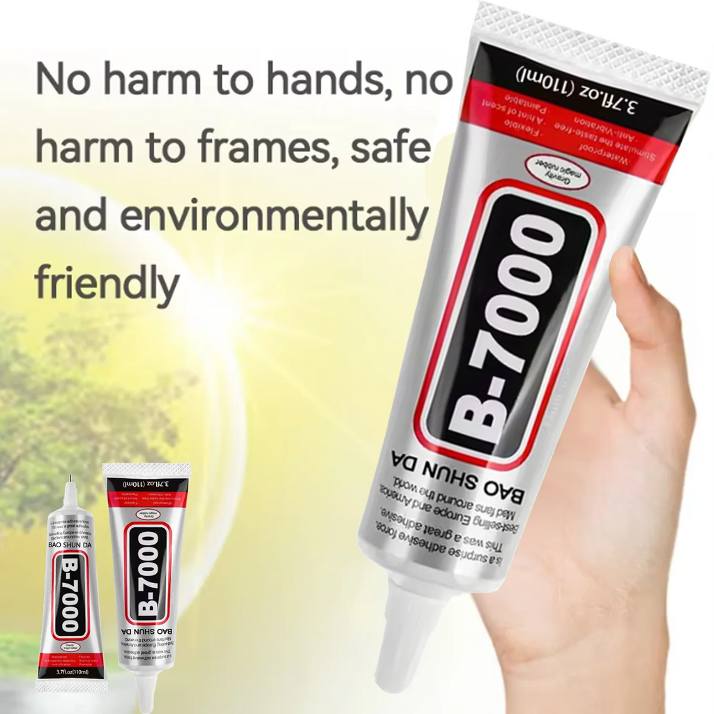 B7000 Super Glue 4PCS 110ML Waterproof Semi-Fluid Adhesive for Mobile Phone Repair DIY Jewelry Crafts Metal Resin Projects.