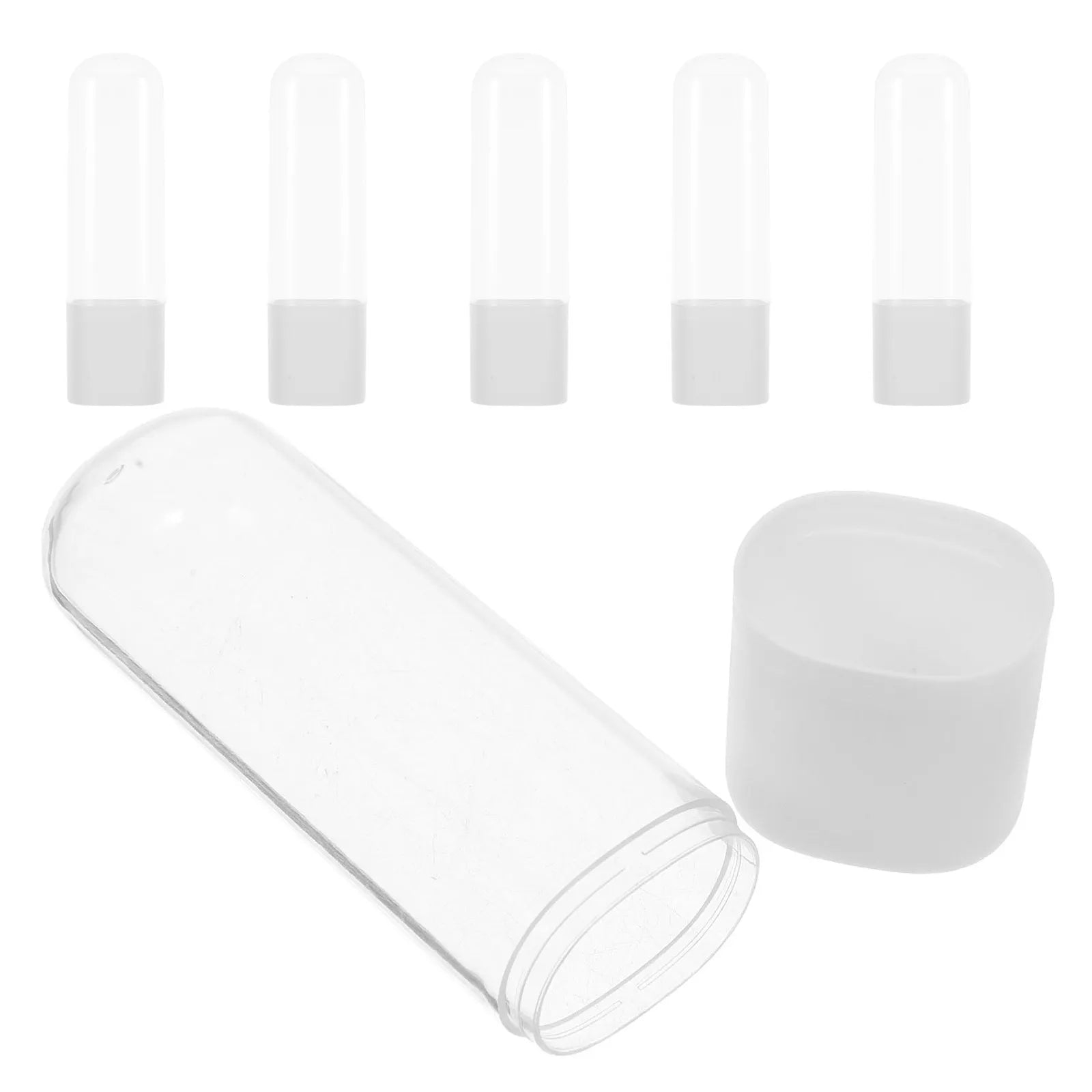 6Pcs Water Flosser Tip Case Travel Organizer Protective Dustproof Storage Box Replacement Nozzles Dental Irrigator Accessory
