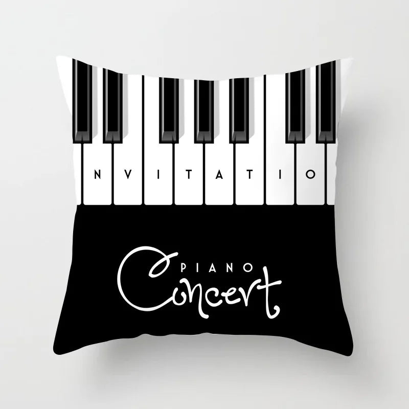 Black And White Geometric Portrait Double-sided Printed pillow cover Short plush Suitable living rooms sofas throw cushion cover