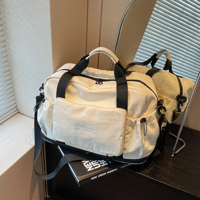 Expandable Foldable Travel Bag Stretchable Sports Yoga Dance Fitness Handbag Custom Logo Large Capacity Luggage