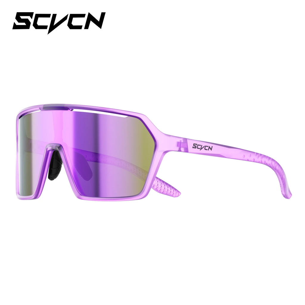 SCVCN Hiking Cycling Glasses Outdoor Running Sunglasses Stylish Hiking Driving Glasses MTB Racing and Casual Sports Sunglasses