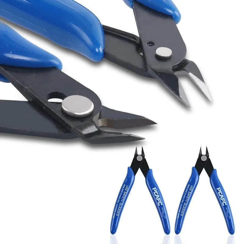Electrician Durable Chisel Tool Pliers 170 Mini Cutting Nippers Mini Electrical Wire Cable Cutting Cutter Diagonal Pliers