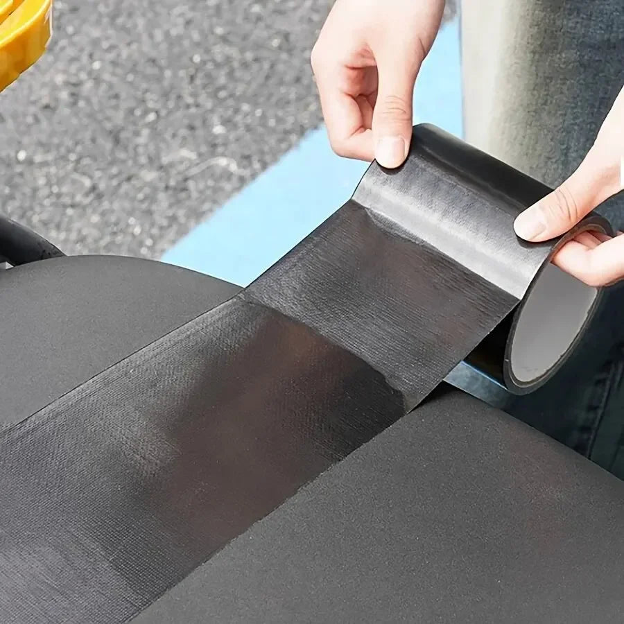 Black Repair Tape for E-Bike Seat/Chair/Sofa Cushion, Strong Adhesion Leather repair tape