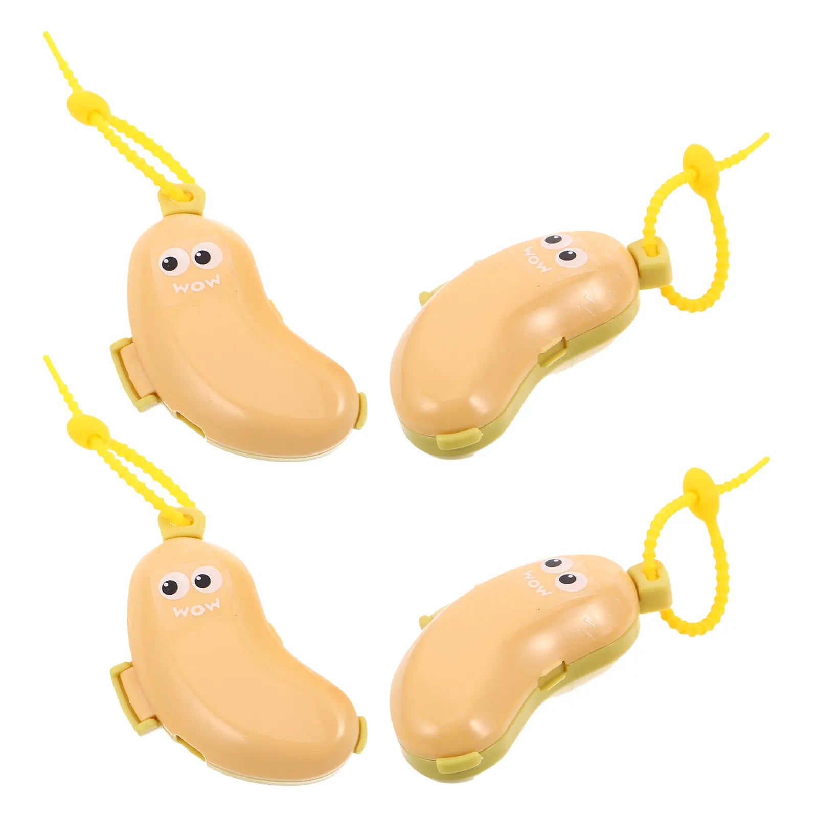 4Pcs Banana Toothbrush Head Protector Caps Soft Flexible Covers for Travel Oral Care Easy Identification Family Use Dust Debris
