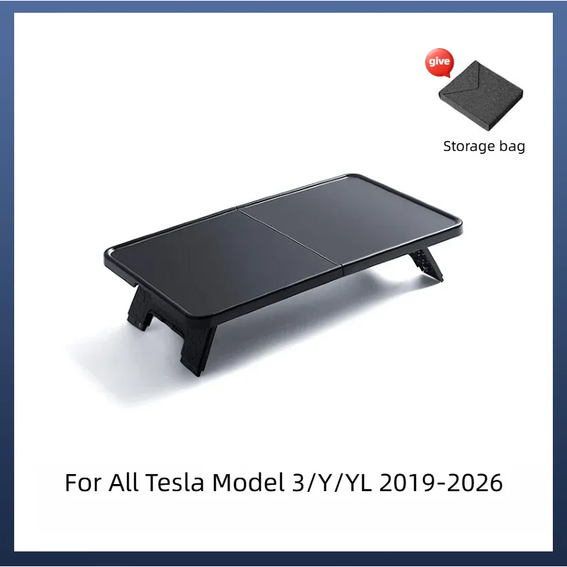 For Tesla Model 3/Y/YL Juniper Highland 2019-2026 Car Steering Wheel Laptop Tray Food Desk Portable Office Table Car Accessories