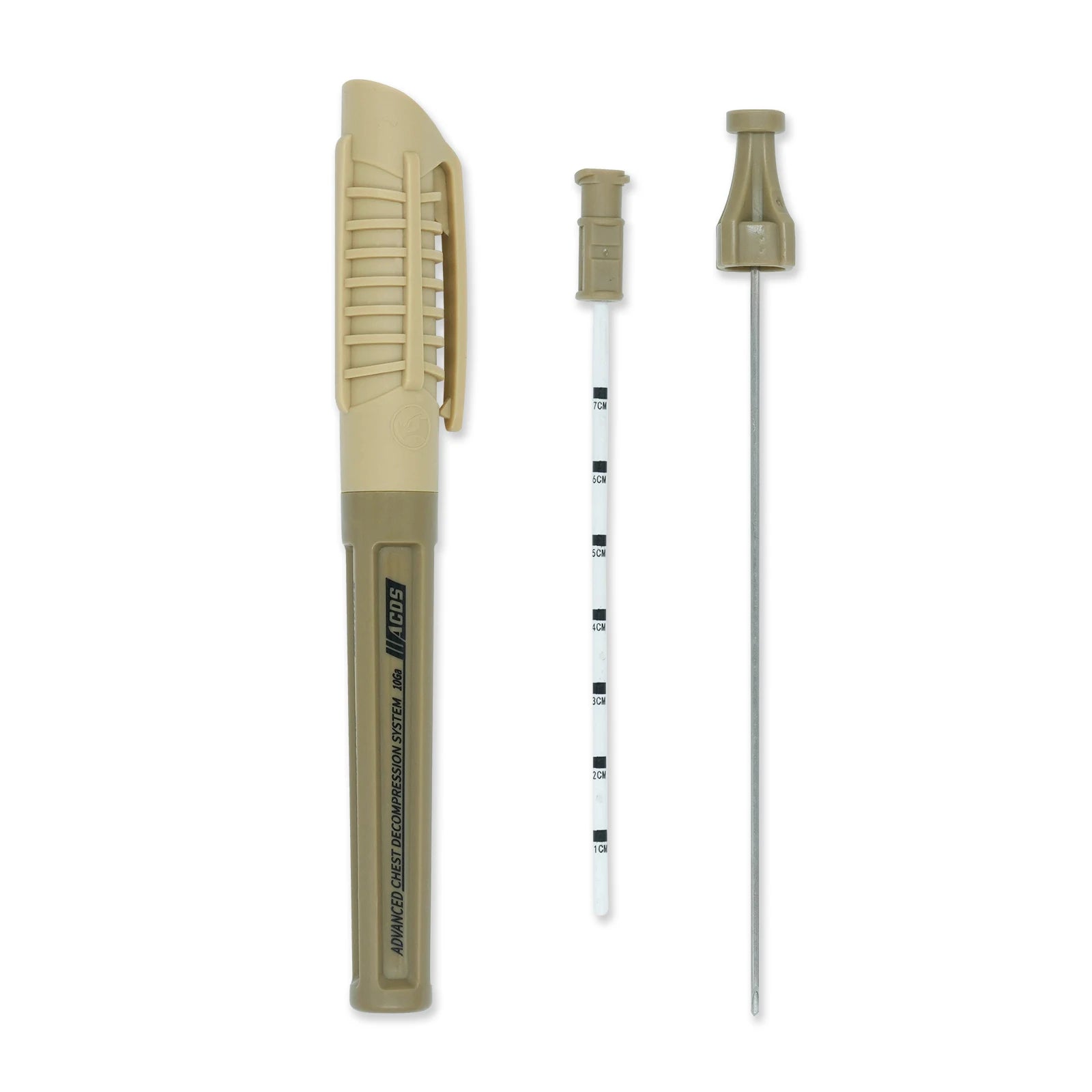 RHINO RESCUE 14ga Needle Decompression Kit |  Pneumothorax Catheter for Tension Pneumo, EMS & Trauma IFAK