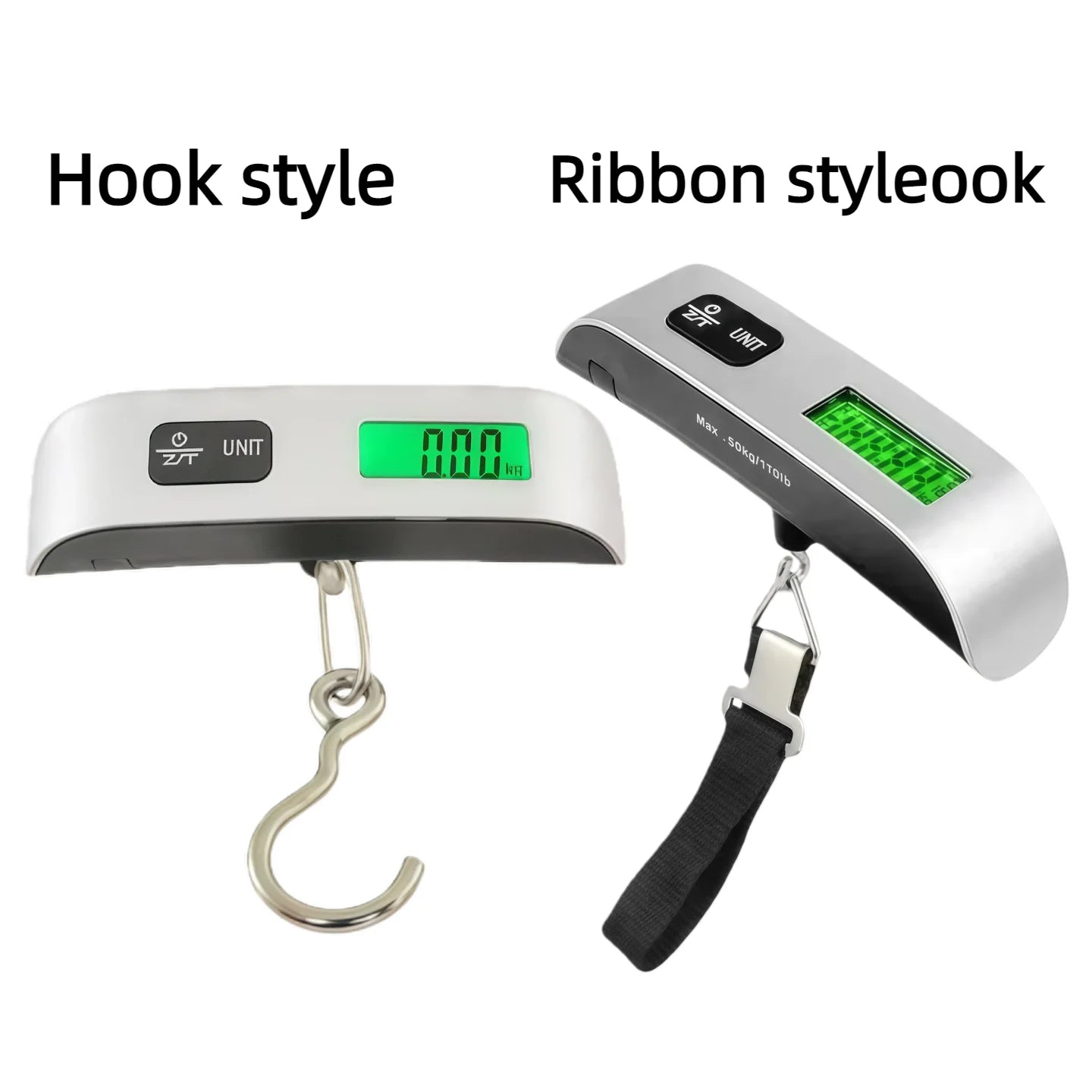 Portable Luggage Scale 110lb 50kg Digital Handheld Portable Hanging Baggage Scale for Travel Suitcase Weight Scale