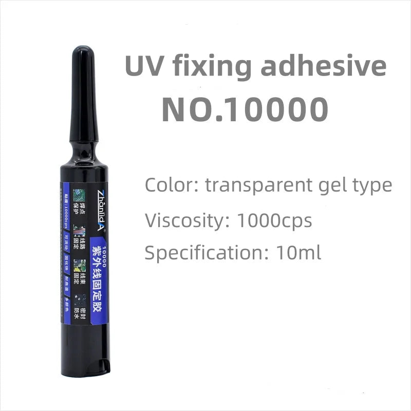 10/50ML UV Curable Adhesive Electronic Components Cable Fixation Solder Joint Protection Quick Drying Glue Fixed Circuit Board