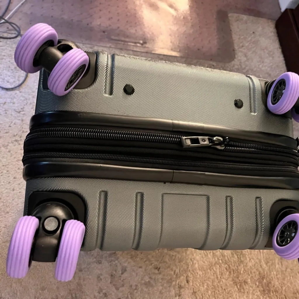 Thickened Silicone Luggage Wheel Covers Anti-Scratch Rubber Rings for Suitcase Wheels Durable Protectors for Universal Rolling